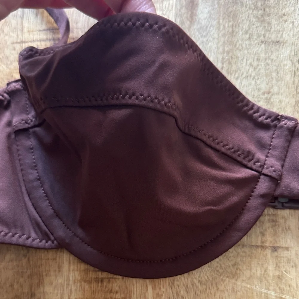 ALC A.L.C Women's Brown bikini Bra swim top NWT XL NWT